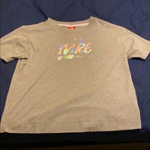 Nike holographic tee